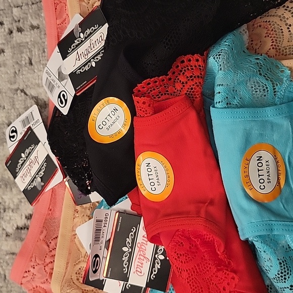 6 pair of Ladies bikini panties size SMALL - Picture 3 of 3